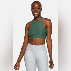 Outdoor Voices Athena Crop Top In Green Size M